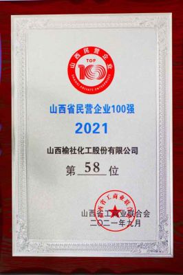 2021年山西省民營企業100強